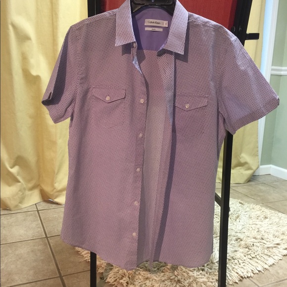 Calvin Klein Men’s short sleeve Dress Shirt. - Picture 1 of 5